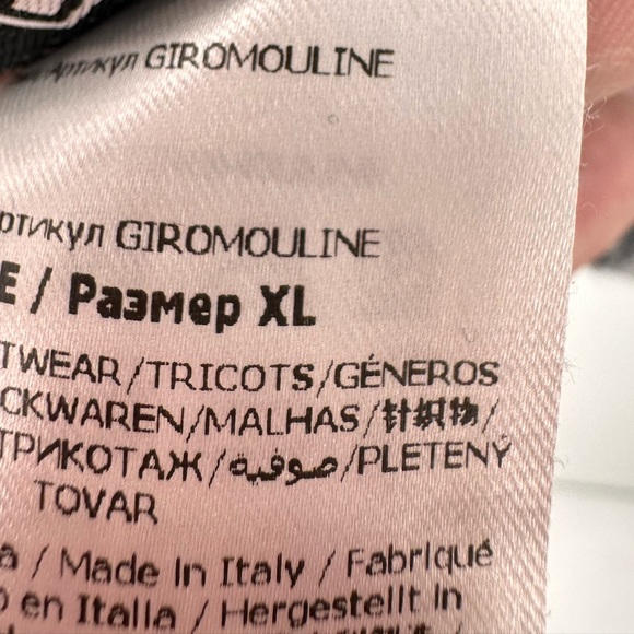 Liu Jo Heathered Gray Crew Neck Sweater Italian Knitwear Mens XL Quiet Luxury - Picture 7 of 10